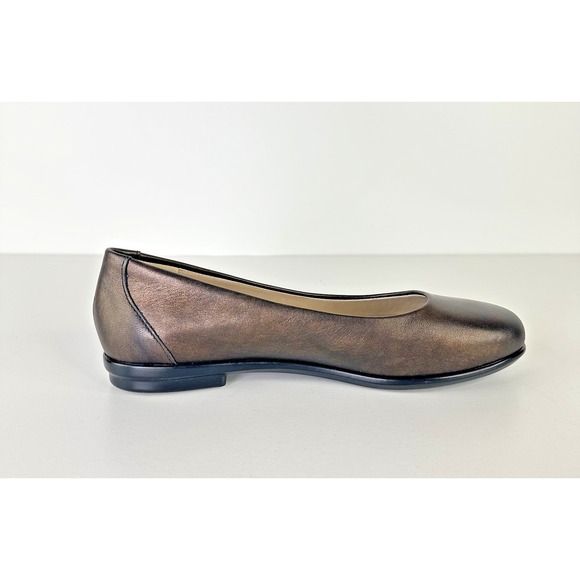 SAS Scenic Bronze Brown Leather Ballet Flats‎ Shoes Womens 7 N - Picture 6 of 11